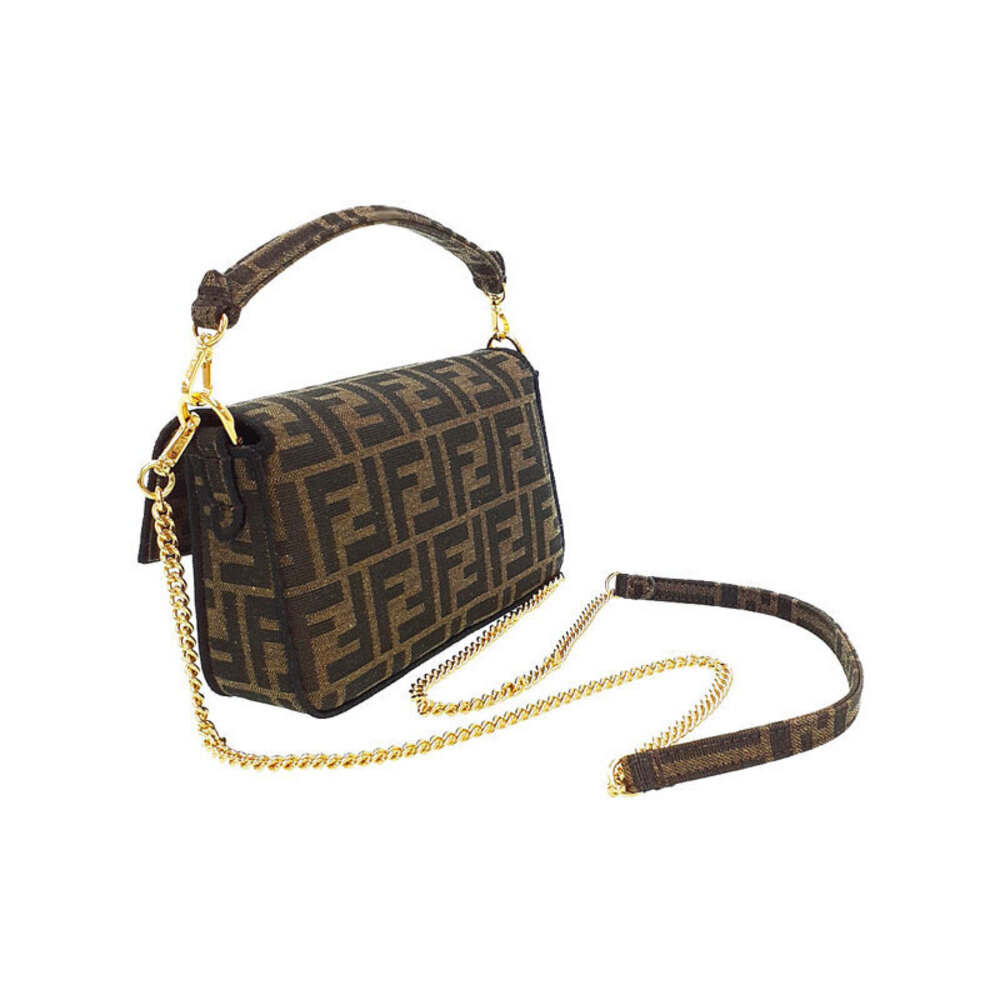 Fendi Zucca Baguette Shoulder Bag - Picture 2 of 9